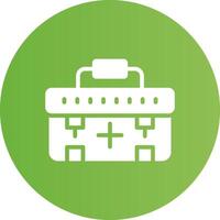 First Aid Kit Creative Icon Design vector