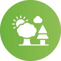 Trees Creative Icon Design vector