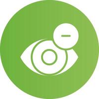 Glyph Circle light green Gradient vector