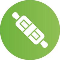 Rolling Pin Creative Icon Design vector