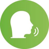 Speaking Creative Icon Design vector