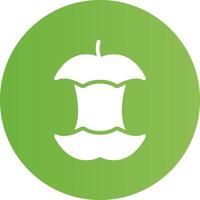 diseño de icono creativo de manzana vector