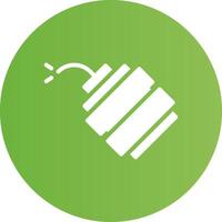 Glyph Circle light green Gradient vector