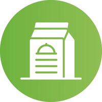 Prepackaged Food Creative Icon Design vector