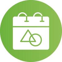 Calendar Creative Icon Design vector