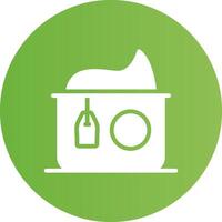 Cream Creative Icon Design vector