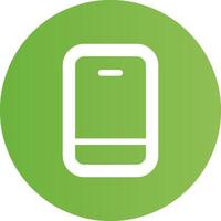 Glyph Circle light green Gradient vector