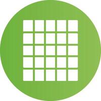 Glyph Circle light green Gradient vector