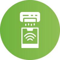Smart Cooler Creative Icon Design vector