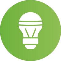 LED Bulb Creative Icon Design vector