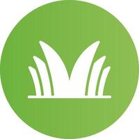 Grass Creative Icon Design vector