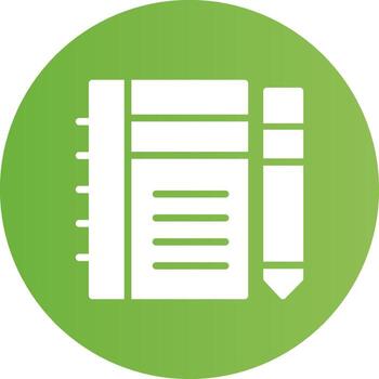 Diary Study Creative Icon Design vector