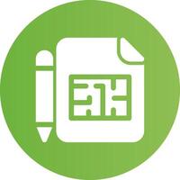 Blueprint Creative Icon Design vector