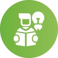 Self Learning Creative Icon Design vector