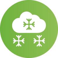 Snowy Creative Icon Design vector