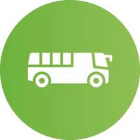 Bus Creative Icon Design vector