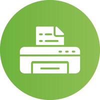 Printer Creative Icon Design vector