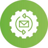 Marketing Automation Creative Icon Design vector