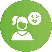 Facial Expression Creative Icon Design vector