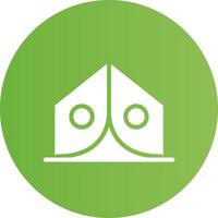 Tent Creative Icon Design vector