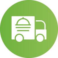 comida camión creativo icono diseño vector