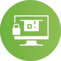 Blocked Creative Icon Design vector