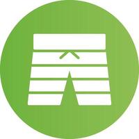 Glyph Circle light green Gradient vector