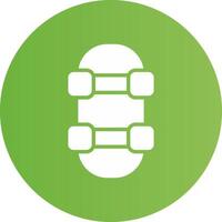 Skateboard Creative Icon Design vector
