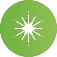 Glyph Circle light green Gradient vector