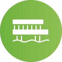 Pier Creative Icon Design vector