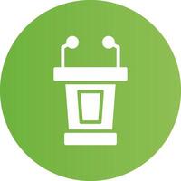 Lectern Creative Icon Design vector