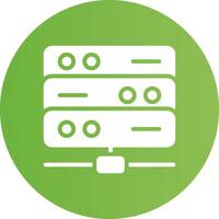 Server Creative Icon Design vector