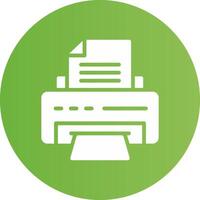 Printer Creative Icon Design vector