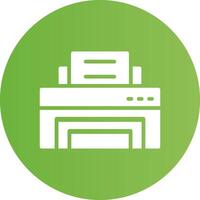 Printer Creative Icon Design vector