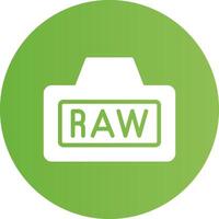Raw Creative Icon Design vector