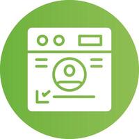Personal Information Creative Icon Design vector