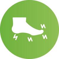 Foot Creative Icon Design vector