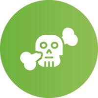 diseño de icono creativo muerto vector