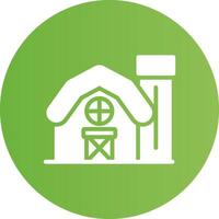 Farm House Creative Icon Design vector