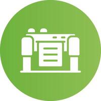 Plotter Creative Icon Design vector