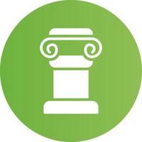 Pillar Creative Icon Design vector