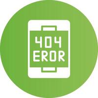 Error Creative Icon Design vector