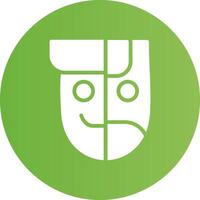 Cyborg Creative Icon Design vector