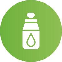 Water Bottle Creative Icon Design vector