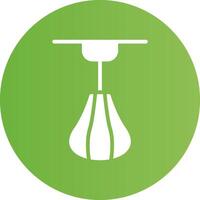 Glyph Circle light green Gradient vector