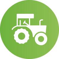 Tractor Creative Icon Design vector