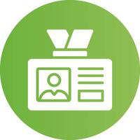 Id Card Creative Icon Design vector