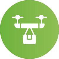 Drone Delivery Creative Icon Design vector