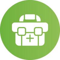 First Aid Kit Creative Icon Design vector