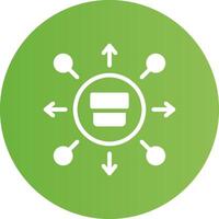 Distribution Creative Icon Design vector